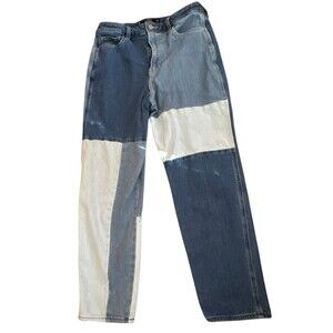 Hollister Women's Jeans Blue Size 29‎ 9R Ultra High-Rise Mom Jean 3 Tone